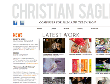 Tablet Screenshot of christiansaglie.com